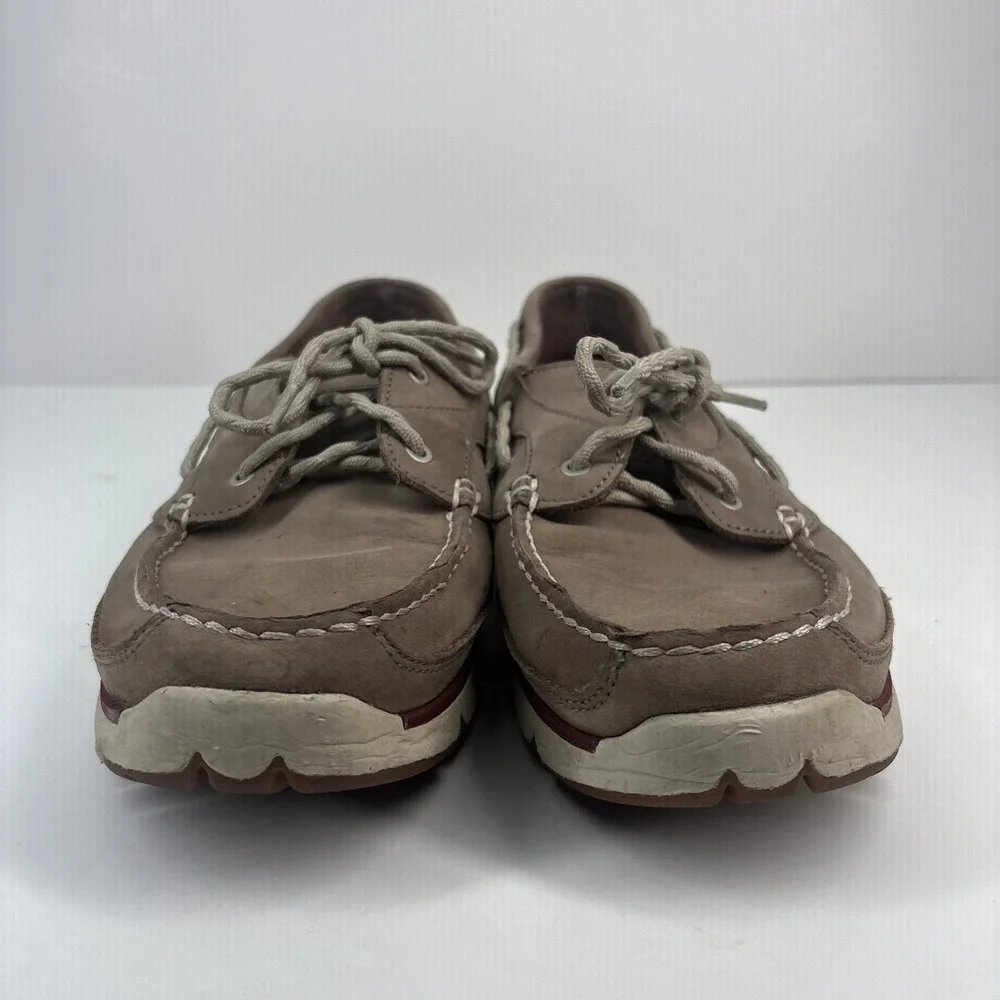 L.L.Bean Portlander Free Flex Men's US 10M Ledge Red Boat‎ Shoes Casual Slip-On